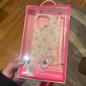 Ted Baker Floral White and Pink iPhone 15/14 Pro Max Case